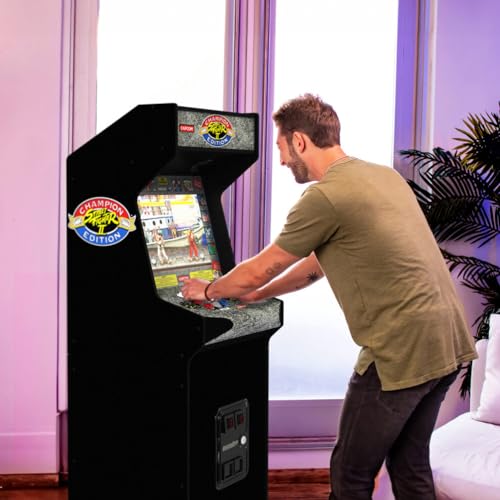 ARCADE1UP Street Fighter II CE HS 5 Deluxe Arcade Machine 17" Screen Black