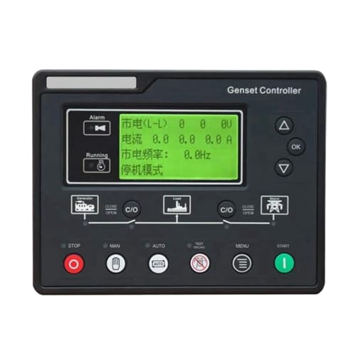 DEBLAN Generator Controller HGM6120UC Auto Start Control Pannel LCD Display with RS485 Interface