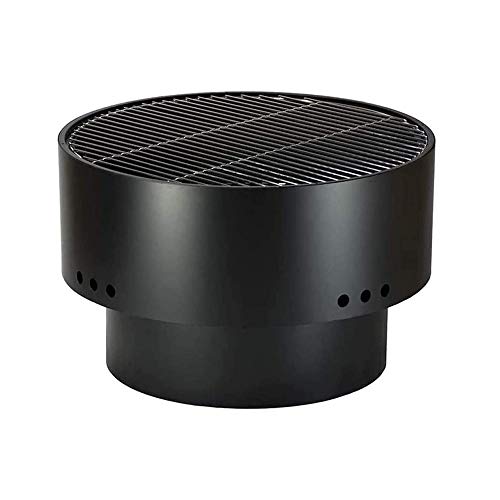 DIY BBQ Grill Round Charcoal Stove Outdoor Bacon Portable Barbecue Grills, Has Excellent Heat Dissipation, Prevents Rust