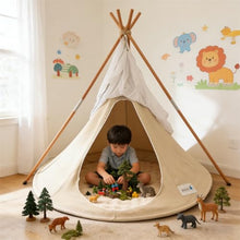 Double Birnest Hanging Chair – Cozy Indoor/Outdoor Hammock with Olefin Canvas, 660 lb Capacity, Includes Two Circle Aluminum Pole & Carabiner. Swing Sofa. (Brown)
