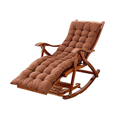 QUANGJN Sun Loungers,Folding Chair,Balcony Rocking Chair with Massage Function,Adjustable Portable Leisure Backrest Folding Recliner for The Elderly