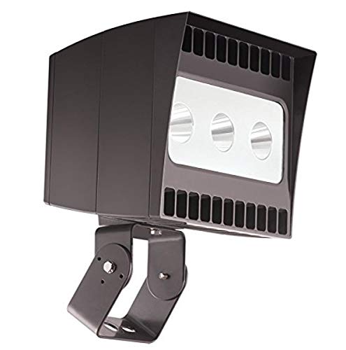 RAB Lighting EZLED78T EzFlood 78W Cool LED 3Hx3V 3W X 26W Trunnion, Bronze