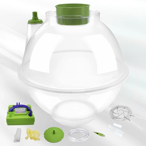 nLn Hope 17" Balloon Stuffer Kit with Flower Tube Set Green