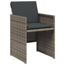 DYRJDJWIDHW Outdoor Patio Furniture,Outdoor Furniture Sets Clearance,17 Piece Patio Dining Set with Cushions Gray Poly RattanSuitable for Patio, Garden, Gazebo Low