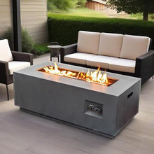 Propane Fire Pit Table Outdoor Gas Heater Steel Patio Fireplace Coffee Dining Bar Conversion Glass Wind Guard Lid Lava Rocks Pulse Ignition Adjustable Flame Tank Holder Cover