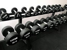 Vitos Fitness TPU Urethane Commercial Dumbbells White