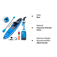 Freein Inflatable Stand Up Paddle Board Kayak SUP 10'/10'6”x31 x6 LightBlue