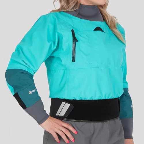 NRS Women's Rev Gore-TEX® Pro Kayaking Dry Top Mediterranea/Aqua