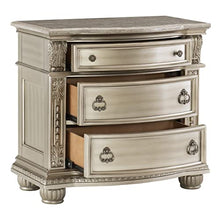 Homelegance 1757SV-4 Night Stand Silver