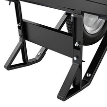 Bon Tool 28 907 Premium Contractor Grade Poly-Tray Double Wheel Wheelbarrow with Steel Hande and Knobby Tire, 5-3/4 Cubic Feet