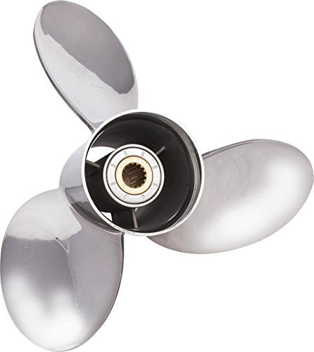 SOLAS Lexor 15.50" x 17" Pitch Counter Rotation 3 Blade Stainless Steel Boat Propeller