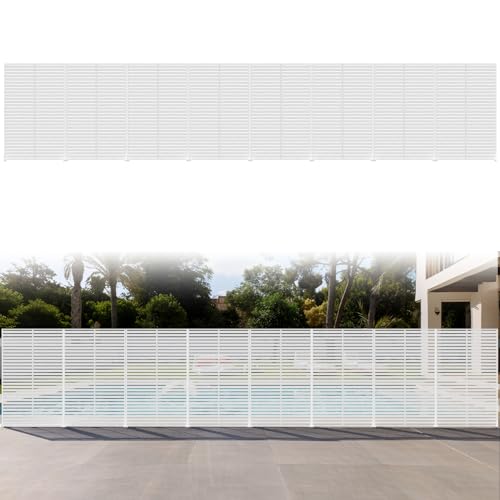 Diyfire Privacy Screen Outdoor 72" HDPE Fence Panel for Patio