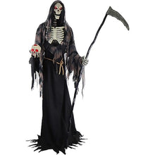 Haunted Hill Farm 7.0-Ft. Motion-Activated Rotting Reaper Animatronic