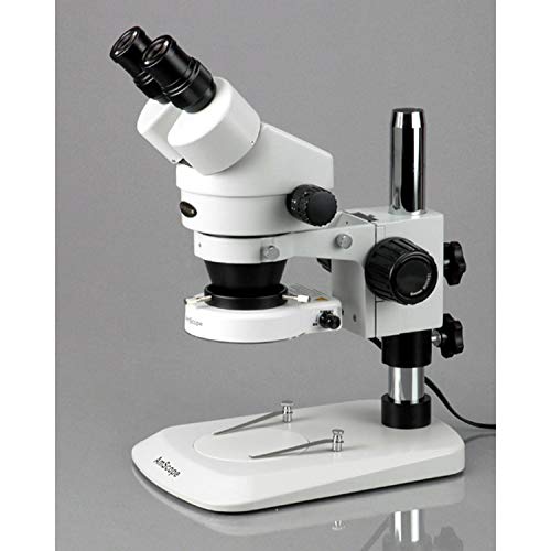 AmScope Professional Binocular Stereo Zoom Microscope White