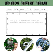 PIPRE 26x18.7 ft Outdoor Vinyl Curtain 14 Mil Super Weighted Clear Vinyl Patio Enclosure,Clear Outdoor Curtains Heavy Duty Waterproof Transparent Tarp with Grommets for Patio Gazebo Balcony