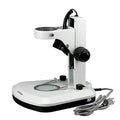 AmScope TS130R-LED Microscope Table Rack Stand with LED Lights White