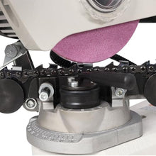 HOYOC 120V Electric Chainsaw Sharpener, Multi-Angle Adjustable Bench Grinder with Hydraulic Assist, Professional Automatic Saw Chain Blade Grinder Sharpener Machine for All Chainsaw Chains