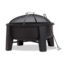 Unknown1 Wood Burning Fire Bowl Black