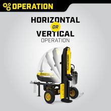 Champion Power Equipment 27-Ton Horizontal/Vertical Full Beam Gas Log Splitter with Auto Return