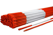 DISCOUNT SNOWSTAKES .COM 5ft Orange Pro Snow Stakes with Hy Viz Reflective Tape