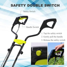 SAeWare Rotavator Electric Tilling and Loosening Machine Microtiller Small Plough Machine Home Turning Soil Digging Orchard Cultivator for Turf Laying or for preparing Bedding Areas