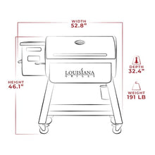 Louisiana Grills 1000 Black Label Series Portable Outdoor Bluetooth Pellet Grill Black