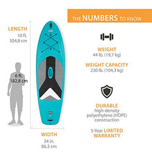 Lifetime Horizon 100 Hardshell Stand-Up Paddleboard Teal