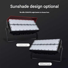 bleslin Super High Brightness Floodlights, LED Square Rectangle Spotlight, Waterproof IP66 Wall Washer Beam Light, for Outdoor Football and Basketball Courts(1000W)