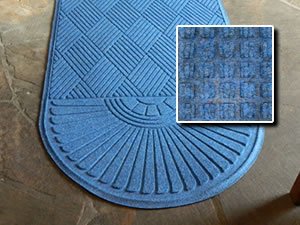 FloorGuard Heavy Duty All Purpose Entrance Mat Diamond 6' x 19' Blue