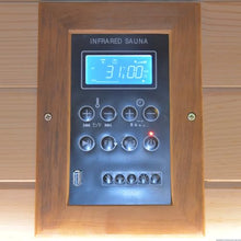 48.8" 2 Person Outdoor Infrared Sauna Room,Fir & Red Cedar Wood Home Spa Cabin,8 Epoxy Heating Panels,2000W,LED Ambient & Beauty Lights,Bluetooth Speakers Adjustable Temperature,Relaxation Retreat