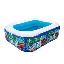 Pools for Kids Family Inflatable Swimming Pool Wear-Resistant Keep Temperature Bubble Bottom Thickening Outdoor Indoor Garden 120X80X40 Cm Backyard Water P