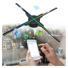 4 Blades 576 Light Chips High Definition Three Dimensional Holographic Fan Projection Advertising Machine