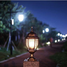 Pillar Fence Lights Outdoor Lamp Post Cap Aluminum Heat-Resistant Top Pillar Lamp Waterproof Path Lamp