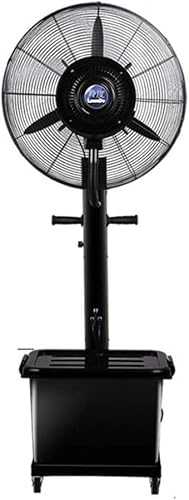DFEDHF Industrial Misting Fan with Oscillating Cooling Mist Humidifier Adjustable 3 Speed Misting Cooling Fan for Home Office and Restaurant 260W 42L Water Tank, Copper-75cm