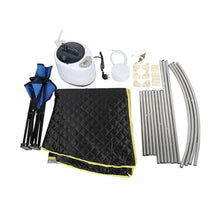 DKDZZXHUS Fast Heating Home Sauna 1000W 2.0L with Folding Chair for Insomnia Relief Stainless Steel Stand Easy Fold Rose