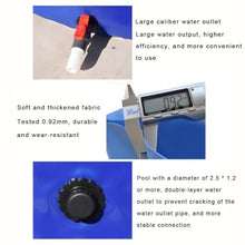 Round Pool Above Ground, PVC Canvas Fish Pond, Foldable/Portable Pool Fish Tank with Drain Valve, Easy to Install, for Outdoor Breeding, Reservoir ( Color : Blue , Size : 3x0.8m-5600L/118x31in )