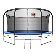 FYU 14FT Trampoline with Basketball Hoop & Safety Enclosure 760 LBS Capacity