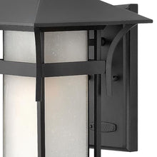 Hinkley Harbor Transitional One Light Medium Outdoor Wall Mount, Satin Black