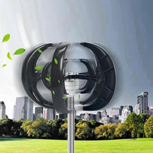 WANGYYDS Wind Turbine Generator, Vertical Axis Wind Turbine, New 1000W 12V 24V Vertical Wind Turbine Magnetic Levitation Upright Wind Generator for Home Ship,24V-Black