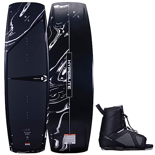 Hyperlite Cryptic Mens Wakeboard 138 W/Team OT Bindings Black 138cm