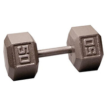 Body-Solid Dumbbell Rack with 5-50 lbs. Hex Set and Mat Grey