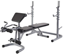 BalanceFrom RS 60 Adjustable Olympic Workout Bench Gray