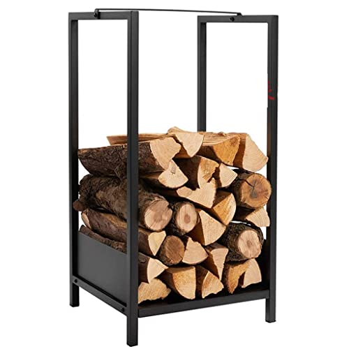 TBLOTYD Firewood Rack Firewood Racks Floor-Standing Logs Storage Stand, Detachable Metal Iron Firewood Rack, Storage Stacker for Fireplace Deck Patio Outdoor Fire Pit, Easy to in