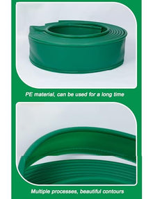 XIYYANUS Lawn/Garden Edging Borders, Plastic Edging Sizes Garden Isolation PEmaterial(0.49x164ft)
