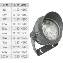 SDdPulse Landscape Lights - Led Spot Lights, 180° Adjustable Bracket Ground Light, Ip65 Waterproof Ground Spotlight, for Outdoor Landscape Lighting Decoration, Easy to I,Green-54W