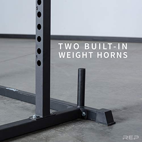 REP Fitness Short Power Rack PR-1050 with Dip Attachment - Power Rack w/Dip Attach