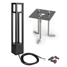 WAC Lighting Tower LED Bollard Light 3000K Black