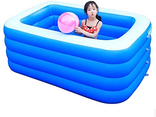 Rsmmpqa Air Pool Balcony Inflatable Swimming Pool Adult Small Indoor Pool Super Large Outdoor Thickened Pool Backyard Water Party