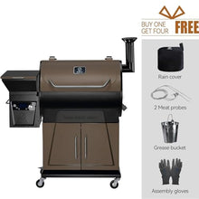 Z GRILLS 700D6 Electric Pellet Grill & Smoker Bronze