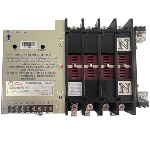 ATS 0306-4993-01 Selection Switch Automatic Transfer Switch 0306-4991-02 125A 200V 4P